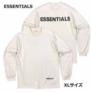 エッセンシャル(Essential)のエッセンシャル　長袖　ロンT　白　XL　ESSENTIALS　トップス(Tシャツ/カットソー(七分/長袖))