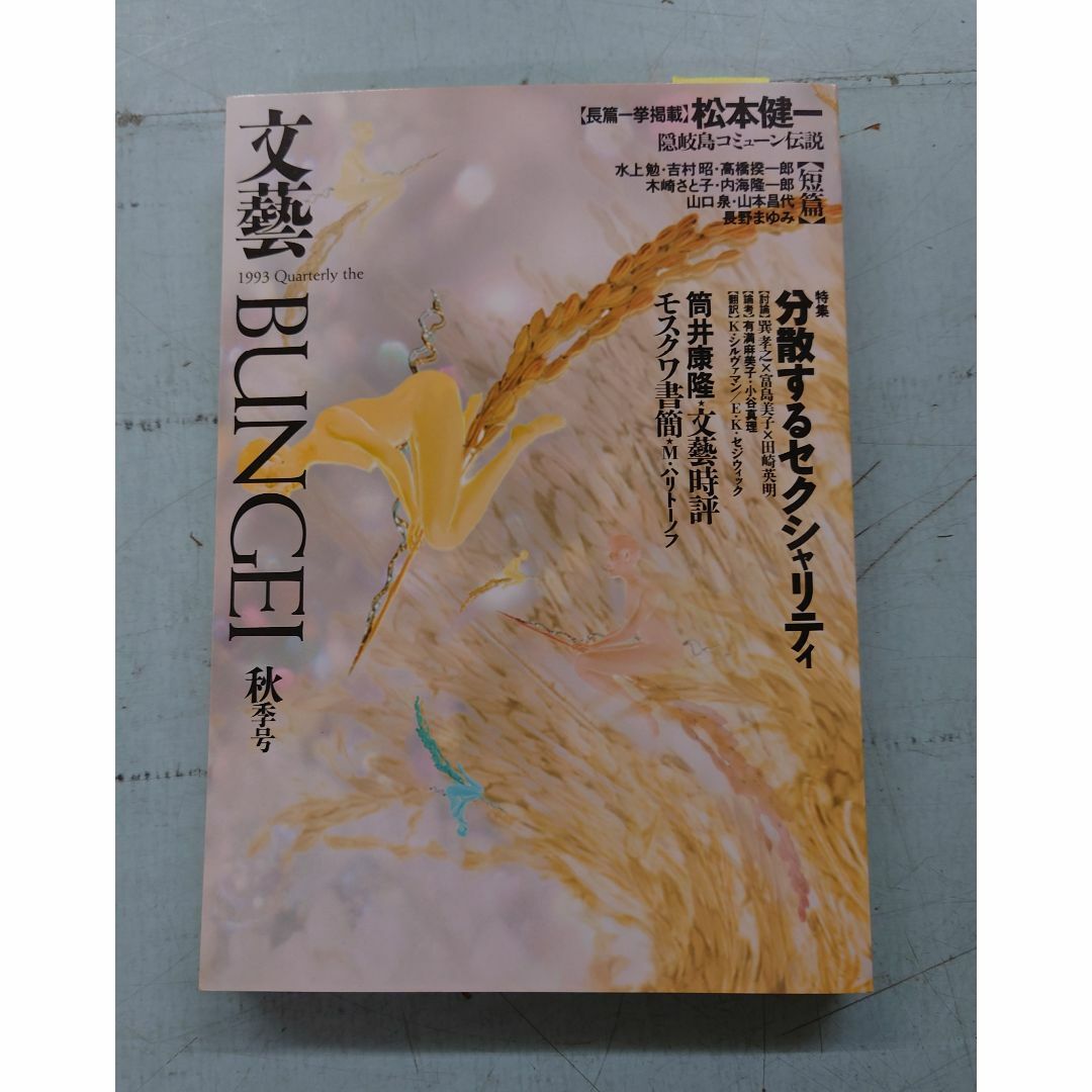 文藝 1993年秋季号 特集：分散するセクシャリティ 河出書房新社 C211-431 エンタメ/ホビーの雑誌(文芸)の商品写真