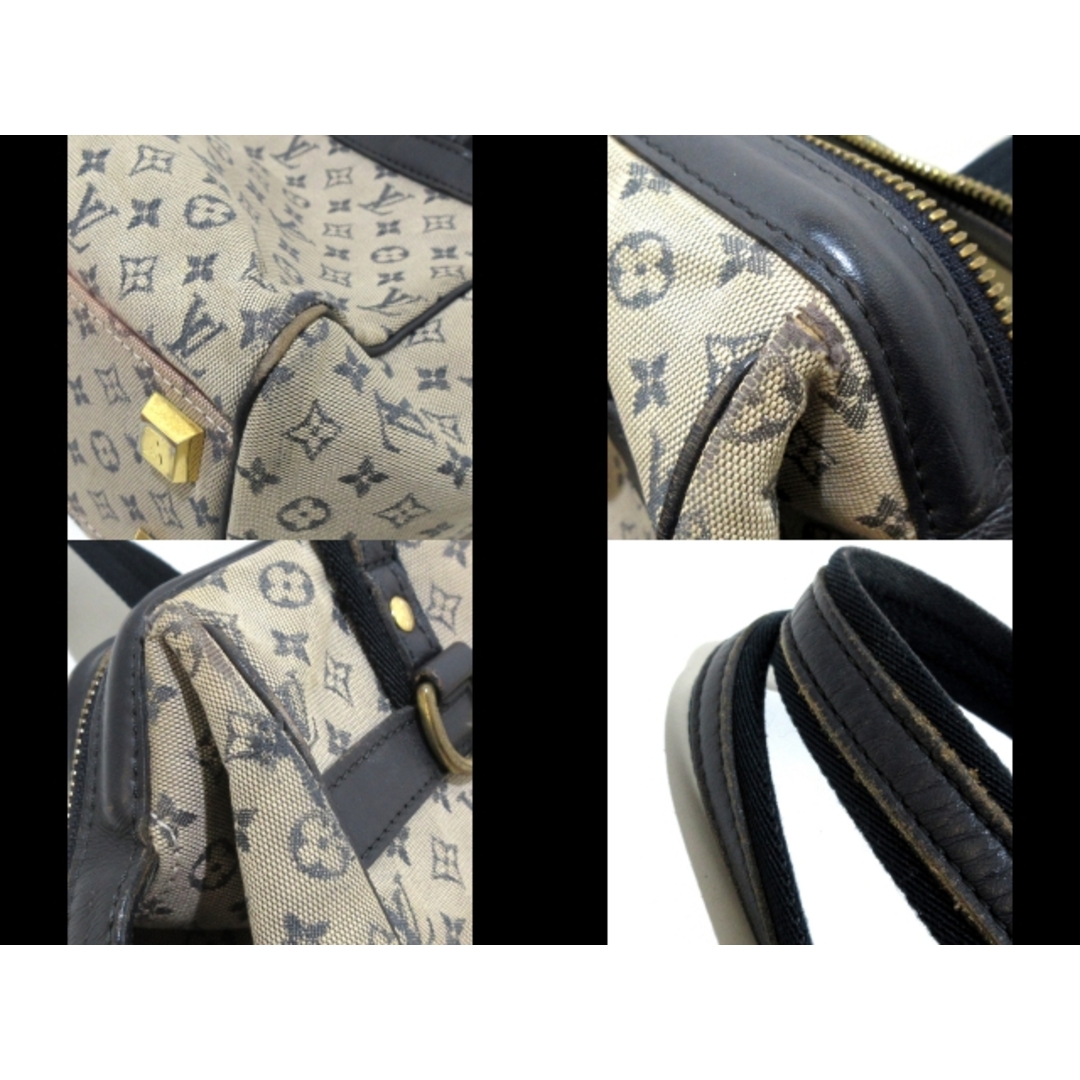 LOUIS VUITTON(ルイヴィトン)のLOUIS VUITTON(ルイヴィトン) ハンドバッグ モノグラムミニ ジョセフィーヌPM M92214 ブルー コットン・レザー レディースのバッグ(ハンドバッグ)の商品写真