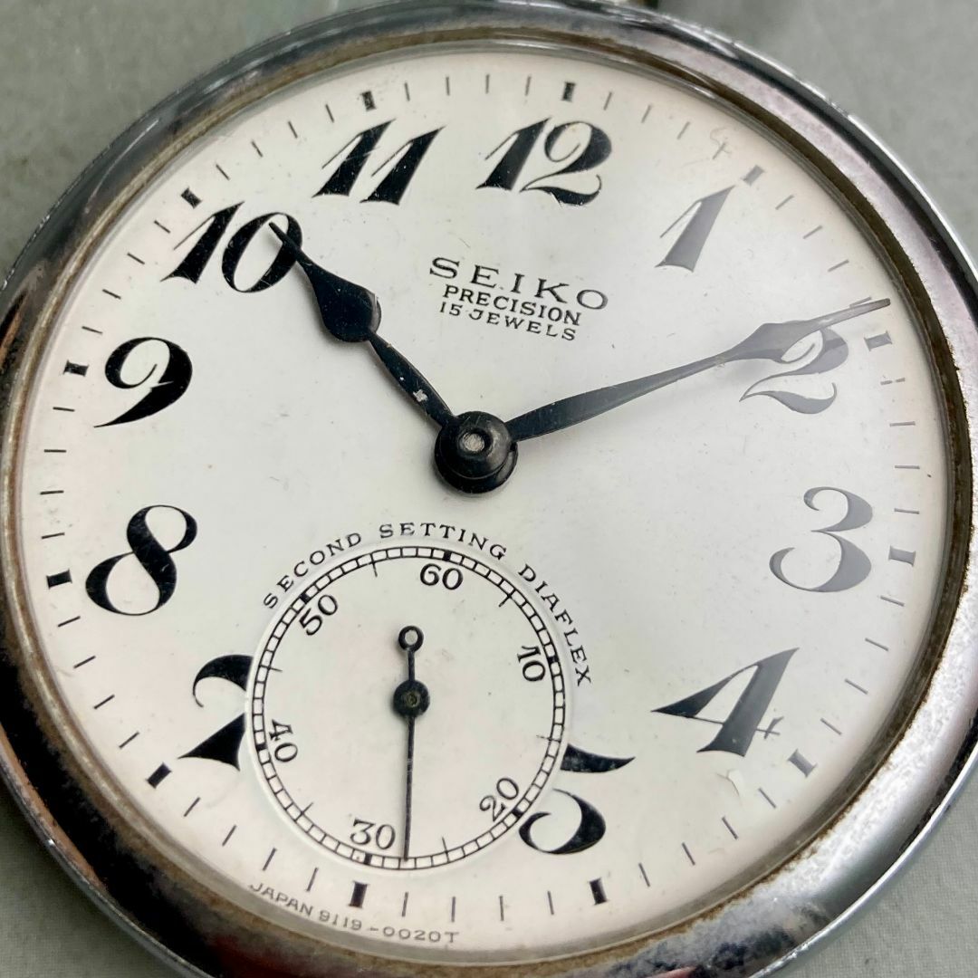 SEIKO(セイコー)の【動作品】セイコー SEIKO 懐中時計 1967年 昭和42年 手巻き 仙鉄 メンズの時計(腕時計(アナログ))の商品写真