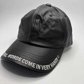 ウィゴー(WEGO)のjuniorsweet ブラック　黒　 レザー キャップ　帽子 ユニセックス(キャップ)