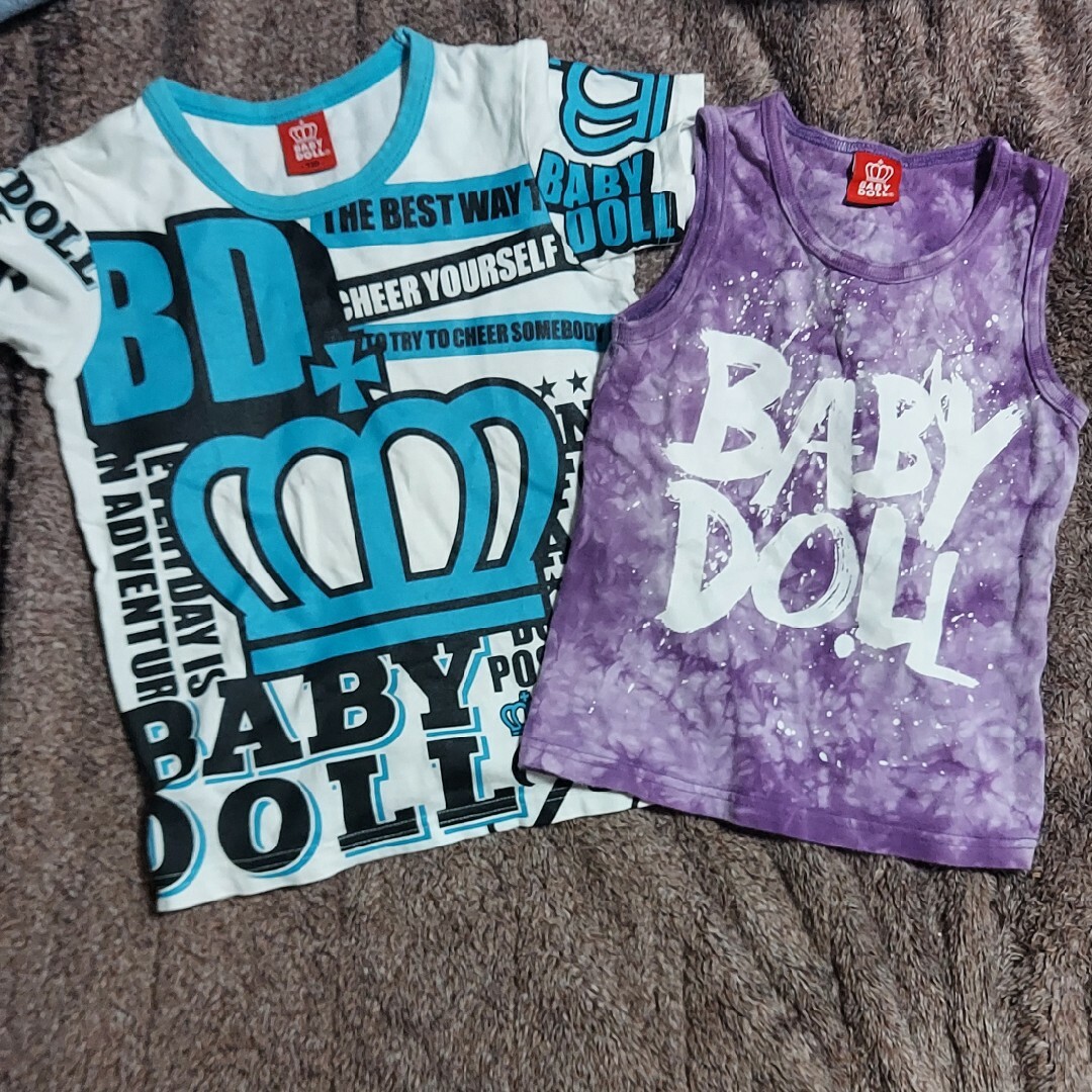 BABYDOLL(ベビードール)のBABYDOLL のTシャツとタンクトップ二枚セット キッズ/ベビー/マタニティのキッズ服男の子用(90cm~)(Tシャツ/カットソー)の商品写真