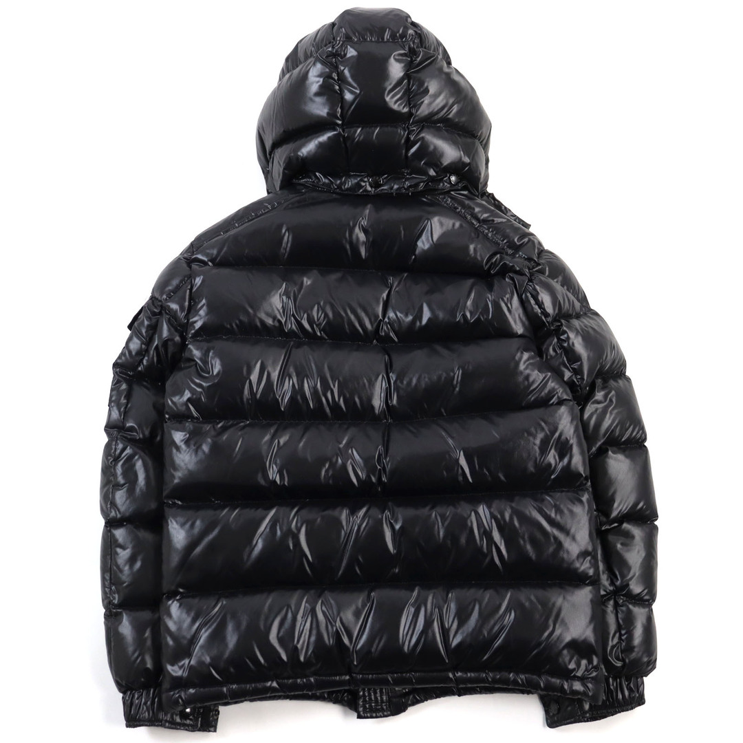 MONCLER(モンクレール)の美品○MONCLER モンクレール 18-19AW D20914036605 68950 MAYA GIUBBOTTO マヤ ロゴワッペン付き ダブルジップ フーデッド ダウンジャケット ブラック 0 ハンガー・ガーメント付き 正規品 メンズ メンズのジャケット/アウター(ダウンジャケット)の商品写真