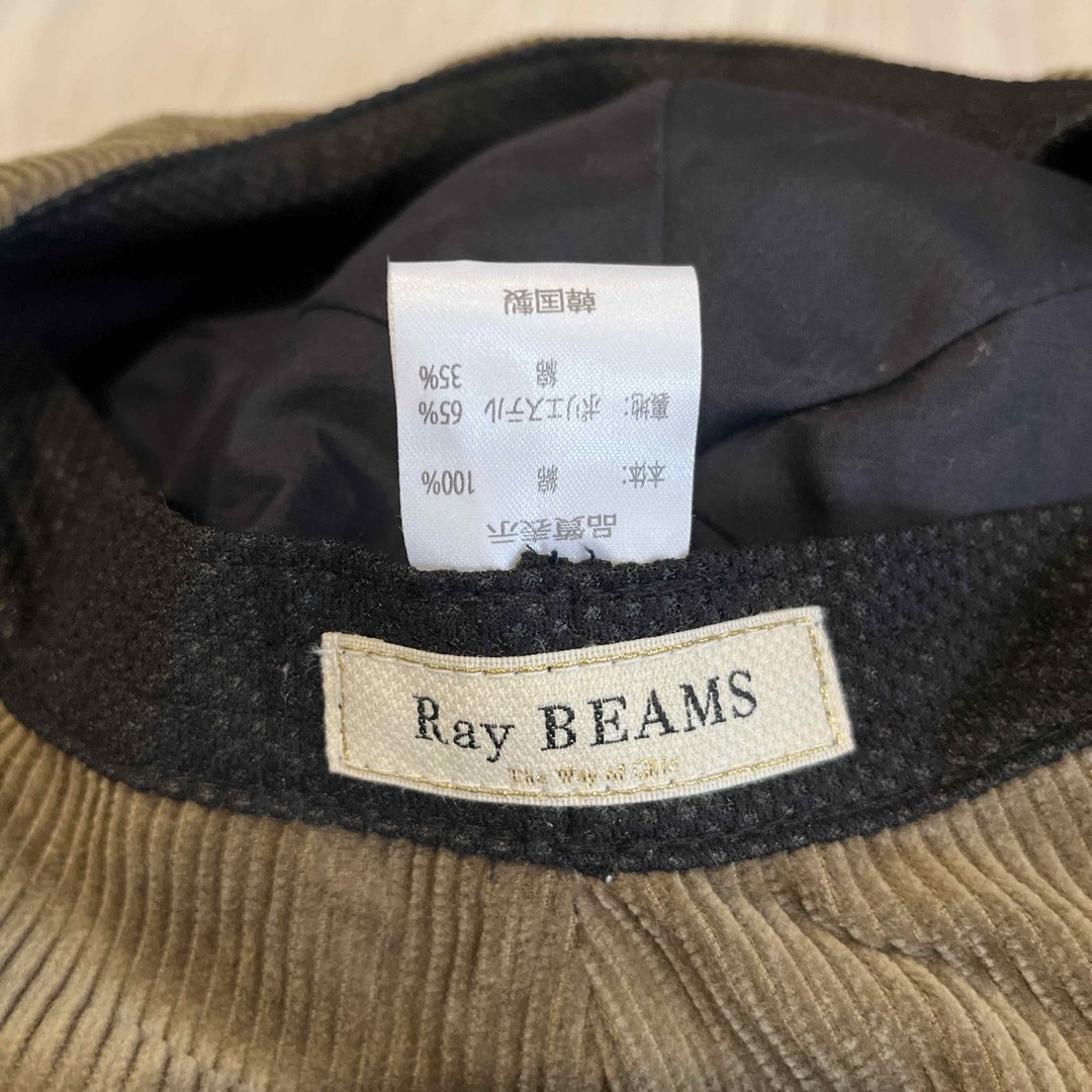 Ray BEAMS(レイビームス)のRay BEAMS コーデュロイ　ベレー帽 レディースの帽子(ハンチング/ベレー帽)の商品写真