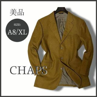 チャップス(CHAPS)の高級 CHAPS ラルフローレン ソフトツイードジャケット A8/2XL 極美品(テーラードジャケット)