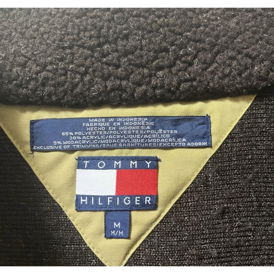 TOMMY HILFIGER(トミーヒルフィガー)のトミーヒルフィガー ハーフジップボアジャケット フリース ノルディック 90sM メンズのジャケット/アウター(ブルゾン)の商品写真