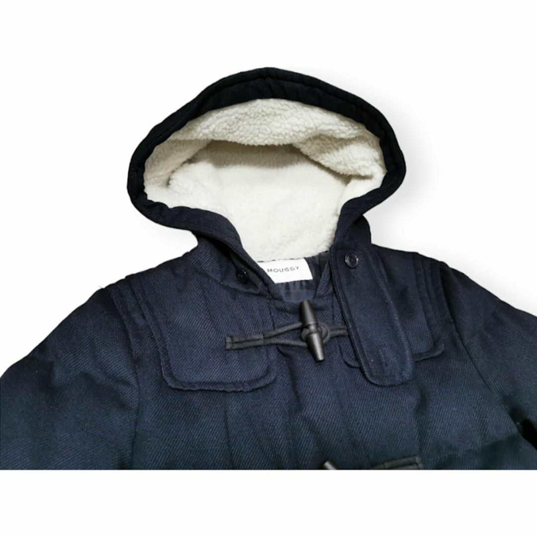moussy(マウジー)のMOUSSY マウジー 中綿ダウン ダッフルコート 紺系/ネイビー サイズ1 レディースのジャケット/アウター(ダッフルコート)の商品写真