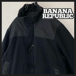 Banana Republic - USA古着 バナナリパブリック 中綿 ウール 切替え ジャケット ハイネック