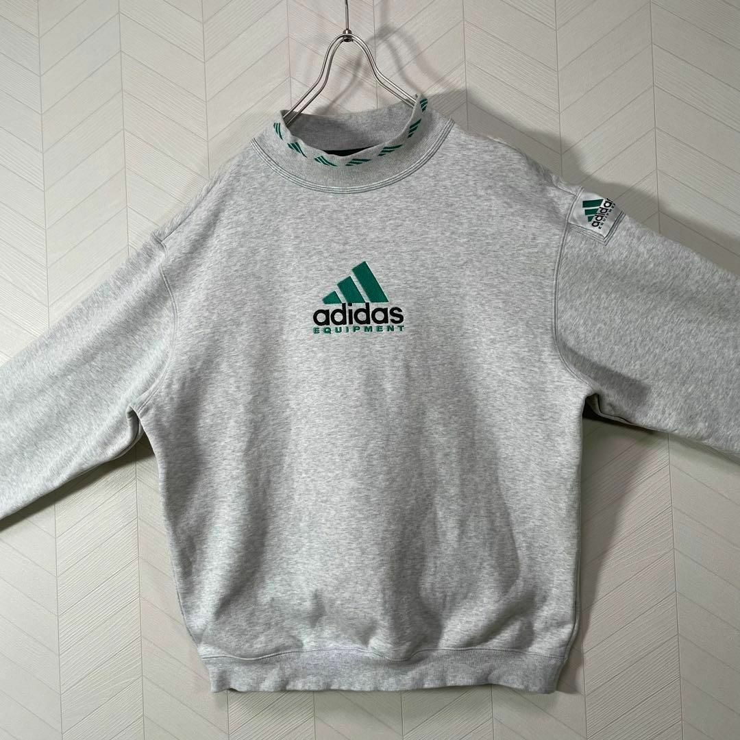 adidas(アディダス)の希少 adidas モックネック スウェット トレーナー 90s アーカイブ メンズのトップス(スウェット)の商品写真