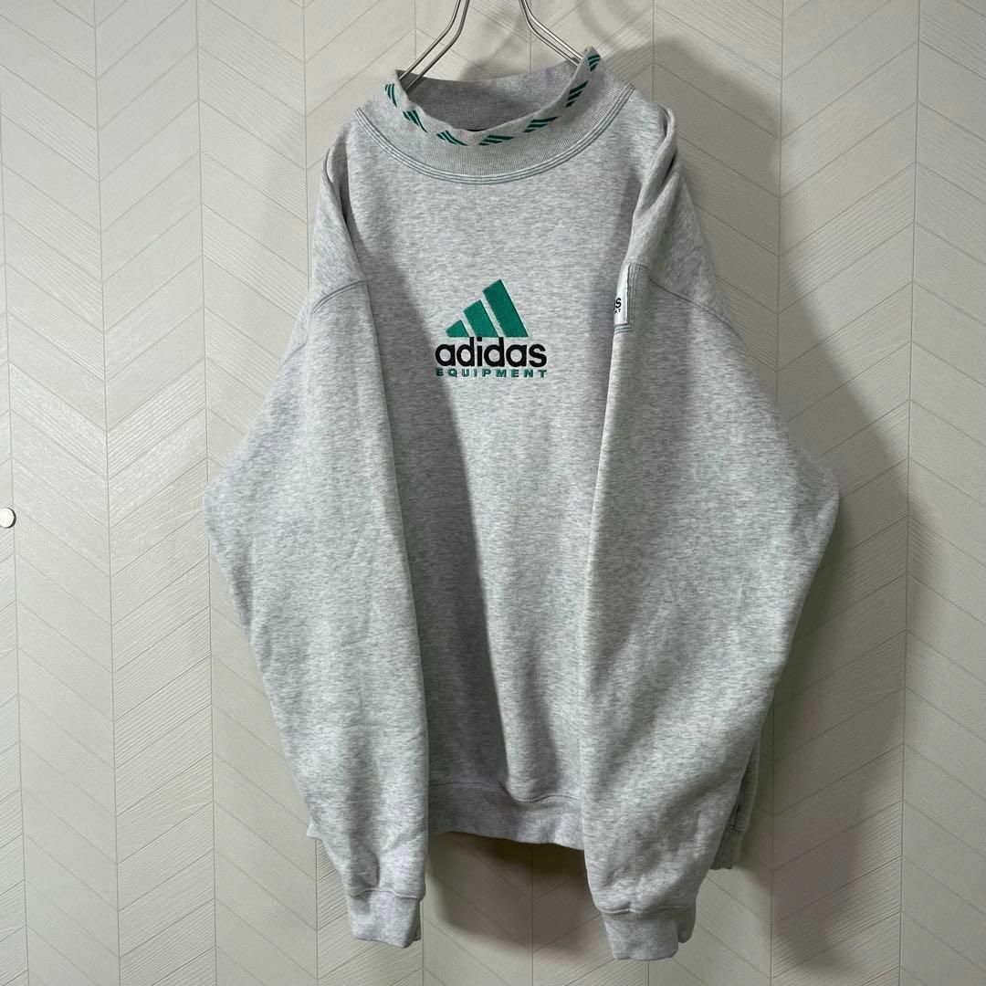 adidas(アディダス)の希少 adidas モックネック スウェット トレーナー 90s アーカイブ メンズのトップス(スウェット)の商品写真