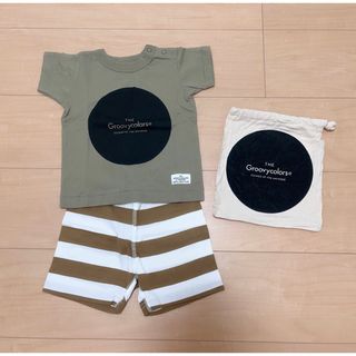 グルービーカラーズ(Groovy Colors)の新品☆THE Groovycolors☆半袖Tシャツ＆パンツ＆巾着☆80cm(Ｔシャツ)