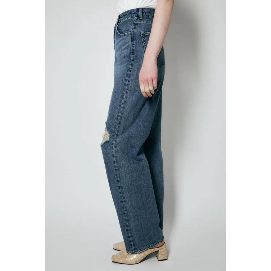 moussy(マウジー)のMOUSSY♡HW CRASH LOOSE STRAIGHT 2 レディースのパンツ(デニム/ジーンズ)の商品写真