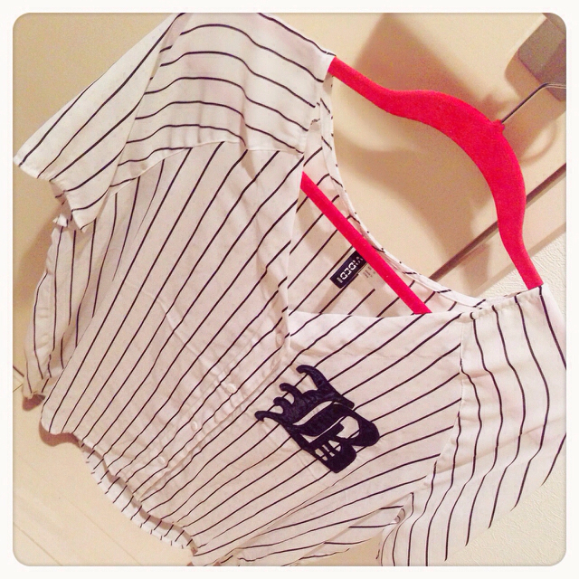 H&M(エイチアンドエム)の野球部の彼女♡原宿系ブラウス レディースのトップス(シャツ/ブラウス(半袖/袖なし))の商品写真
