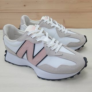 ニューバランス(New Balance)のニューバランス WS327LR "ホワイト/ピンク" 23.5㎝(スニーカー)