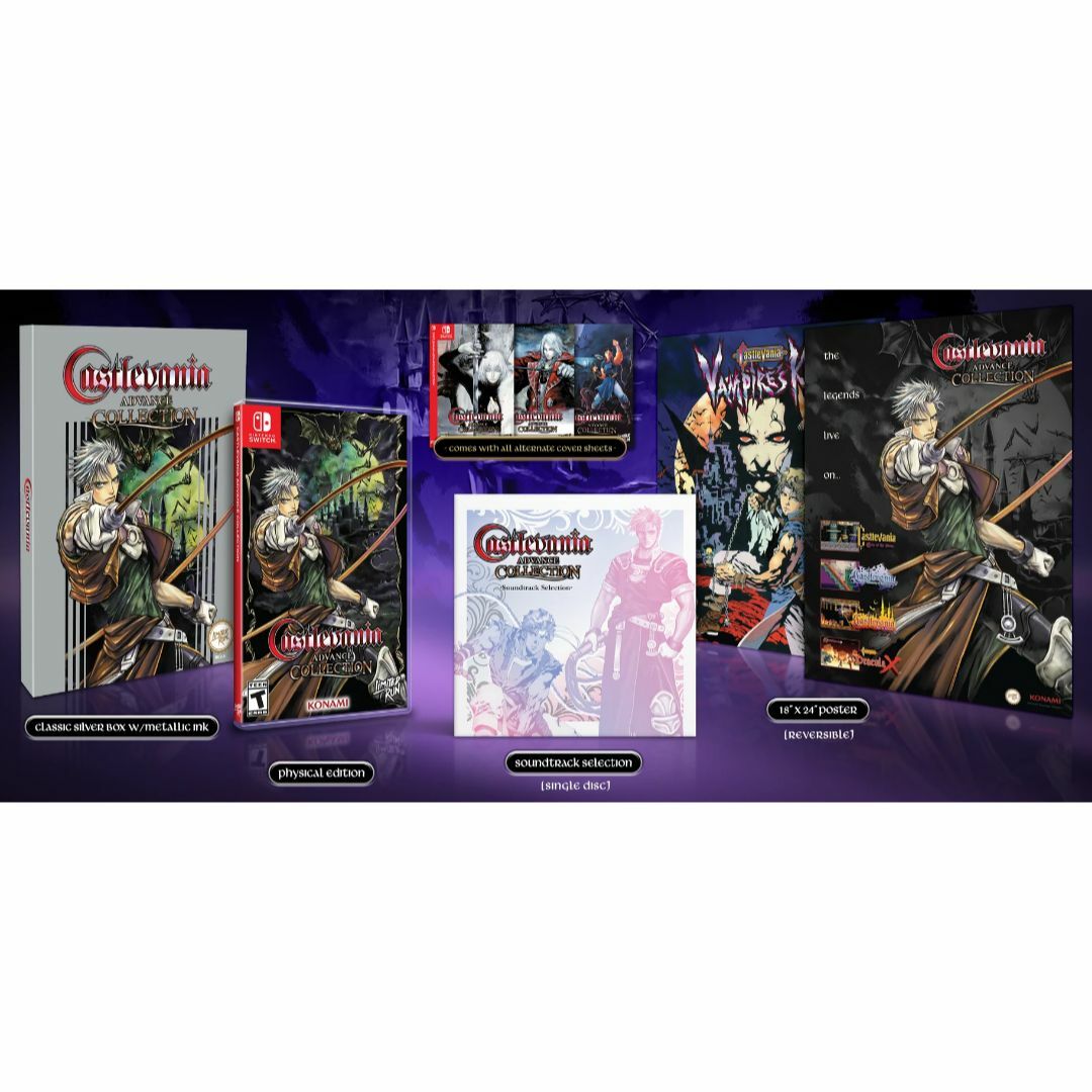 Nintendo Switch(ニンテンドースイッチ)の【新品】Castlevania Advance Collection 限定版 エンタメ/ホビーのゲームソフト/ゲーム機本体(家庭用ゲームソフト)の商品写真