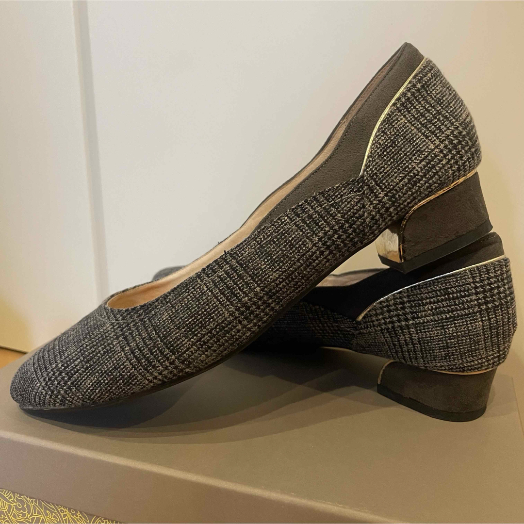 ORiental TRaffic(オリエンタルトラフィック)の《値下げ》ORiental TRaffic ツイードパンプス 25.5cm レディースの靴/シューズ(ハイヒール/パンプス)の商品写真