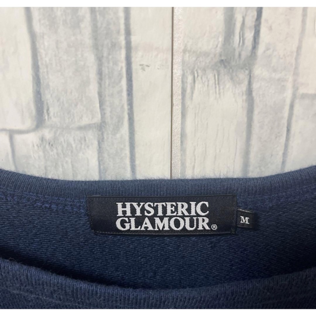 HYSTERIC GLAMOUR(ヒステリックグラマー)のヒステリックグラマー ヒスガール 長袖 トレーナー スウェット M ネイビー メンズのトップス(スウェット)の商品写真