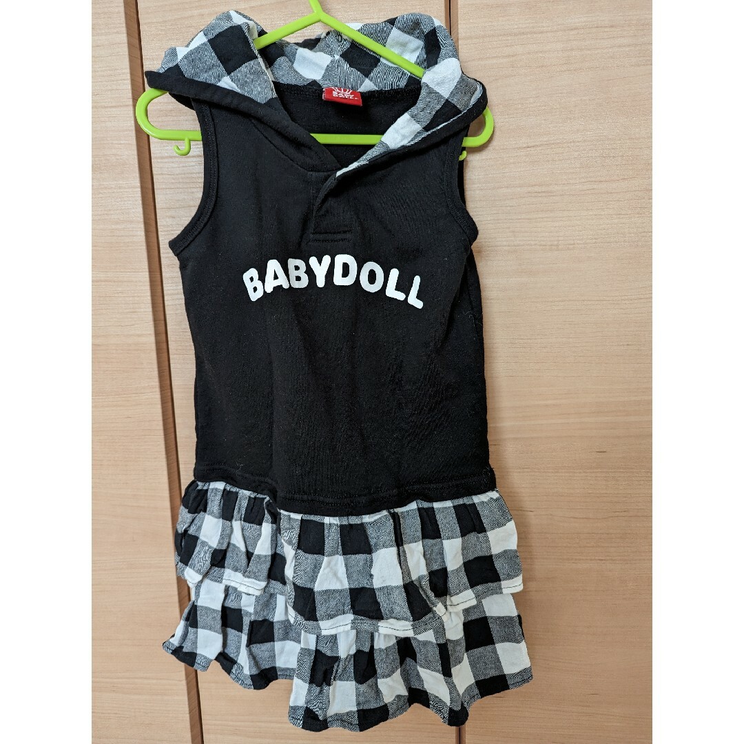 BABYDOLL　フリルワンピース　110 キッズ/ベビー/マタニティのキッズ服女の子用(90cm~)(ワンピース)の商品写真