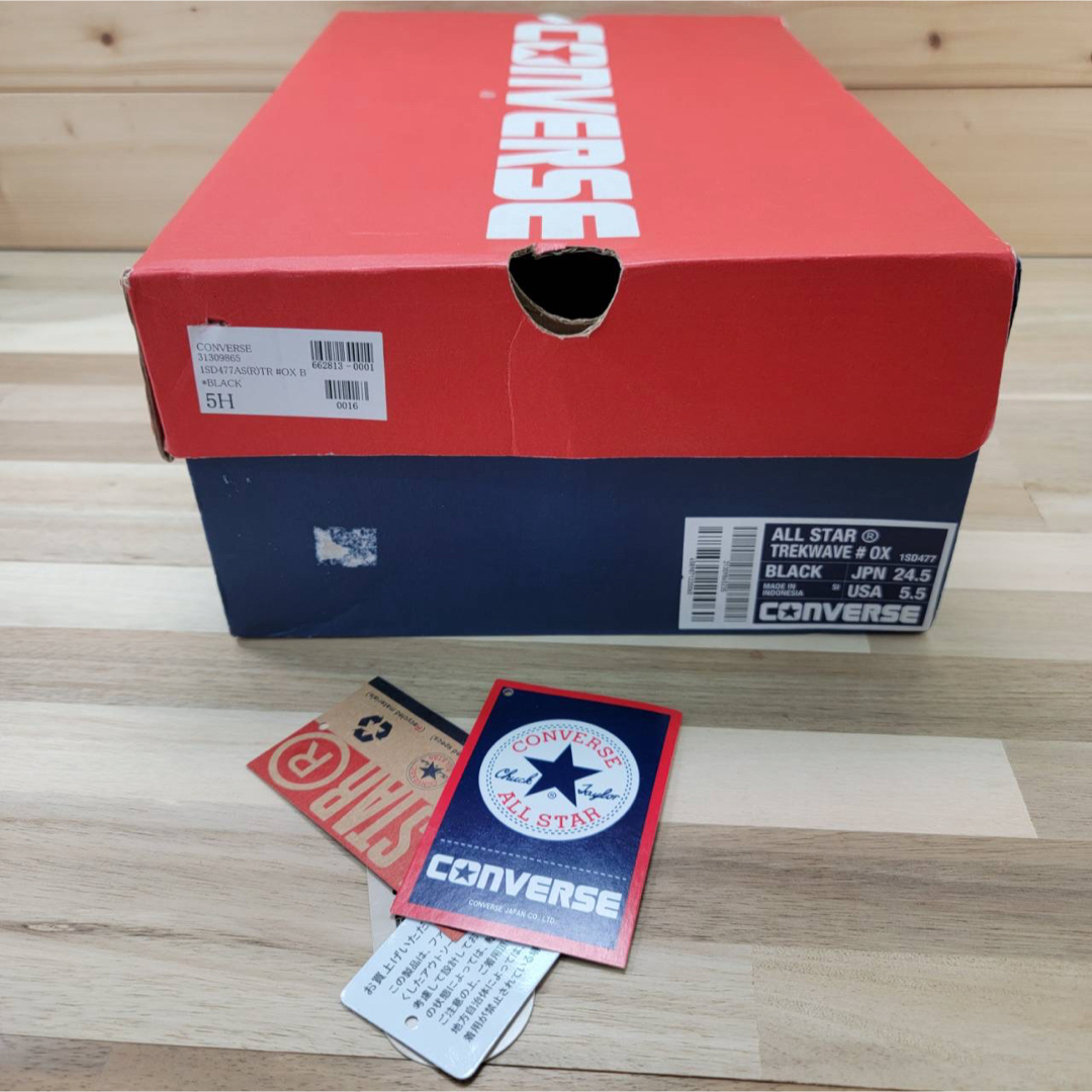 ALL STAR（CONVERSE）(オールスター)のコンバース オールスター (R) トレックウエーブ OX ブラック 24.5㎝ レディースの靴/シューズ(スニーカー)の商品写真