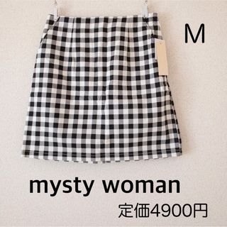 mysty woman - 【新品タグ付き】mysty woman ギンガムチェック ミニスカート