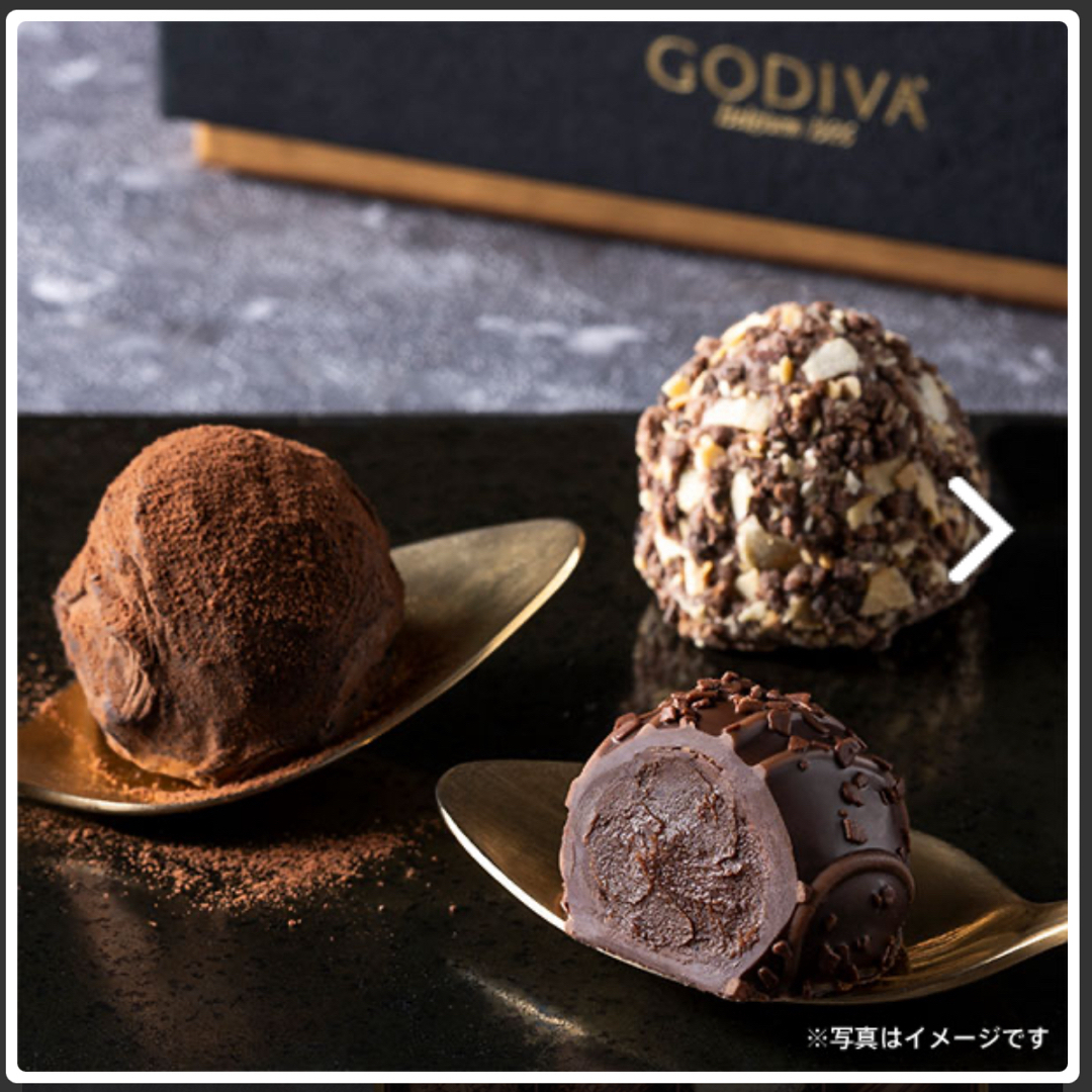 GODIVA(ゴディバ)の【未開封】GODIVA レジェンデールトリュフ12粒 食品/飲料/酒の食品(菓子/デザート)の商品写真