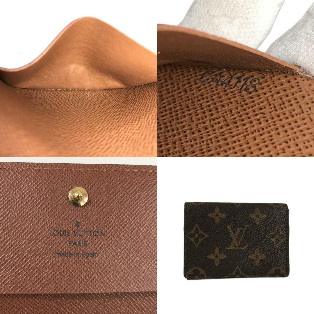 LOUIS VUITTON(ルイヴィトン)のルイ・ヴィトン モノグラム アンヴェロップ カルト ドゥ ヴィジット M63801 名刺入れ レディースのファッション小物(名刺入れ/定期入れ)の商品写真