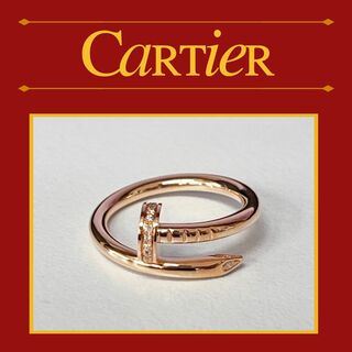 カルティエ(Cartier)のCARTIER　カルティエ　ジュスト アン クル リング　K18PG　(リング(指輪))
