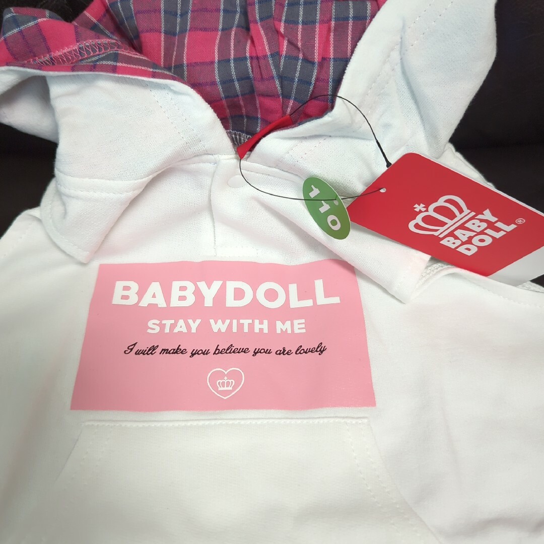 BABYDOLL(ベビードール)のBABYDOLL　チェックフリルワンピース110 キッズ/ベビー/マタニティのキッズ服女の子用(90cm~)(ワンピース)の商品写真