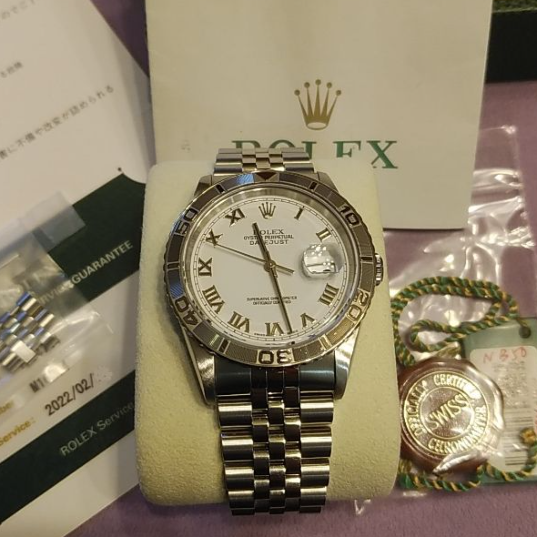 ROLEX(ロレックス)の【付属品完備】ROLEX サンダーバード 16264 日ロレOH済 値下げ！ メンズの時計(腕時計(アナログ))の商品写真