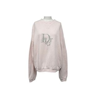 ディオール(Dior)のDior × ERL ディオール イーアールエル 23SS ヘザーピンク オーバーサイズ スウェット ピンク 313J674A0815 S 美品 中古 61556(トレーナー/スウェット)