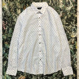 エポカウォモ(EPOCA UOMO)の【美品】エポカウォモ-EPOCA UOMO-ジャガードシャツ サイズL(シャツ)