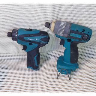 マキタ(Makita)のmakita充電式ドライバー 2個セット/ 6919D+ DF030D 本体のみ(工具/メンテナンス)