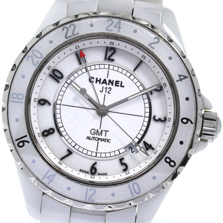 シャネル(CHANEL)のシャネル CHANEL H2126 J12 GMT 白セラミック 限定2000本 自動巻き メンズ _806097(腕時計(アナログ))