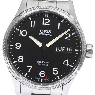オリス(ORIS)のオリス ORIS 7698 ビッグクラウン プロパイロット デイデイト 自動巻き メンズ 良品 _807795(腕時計(アナログ))