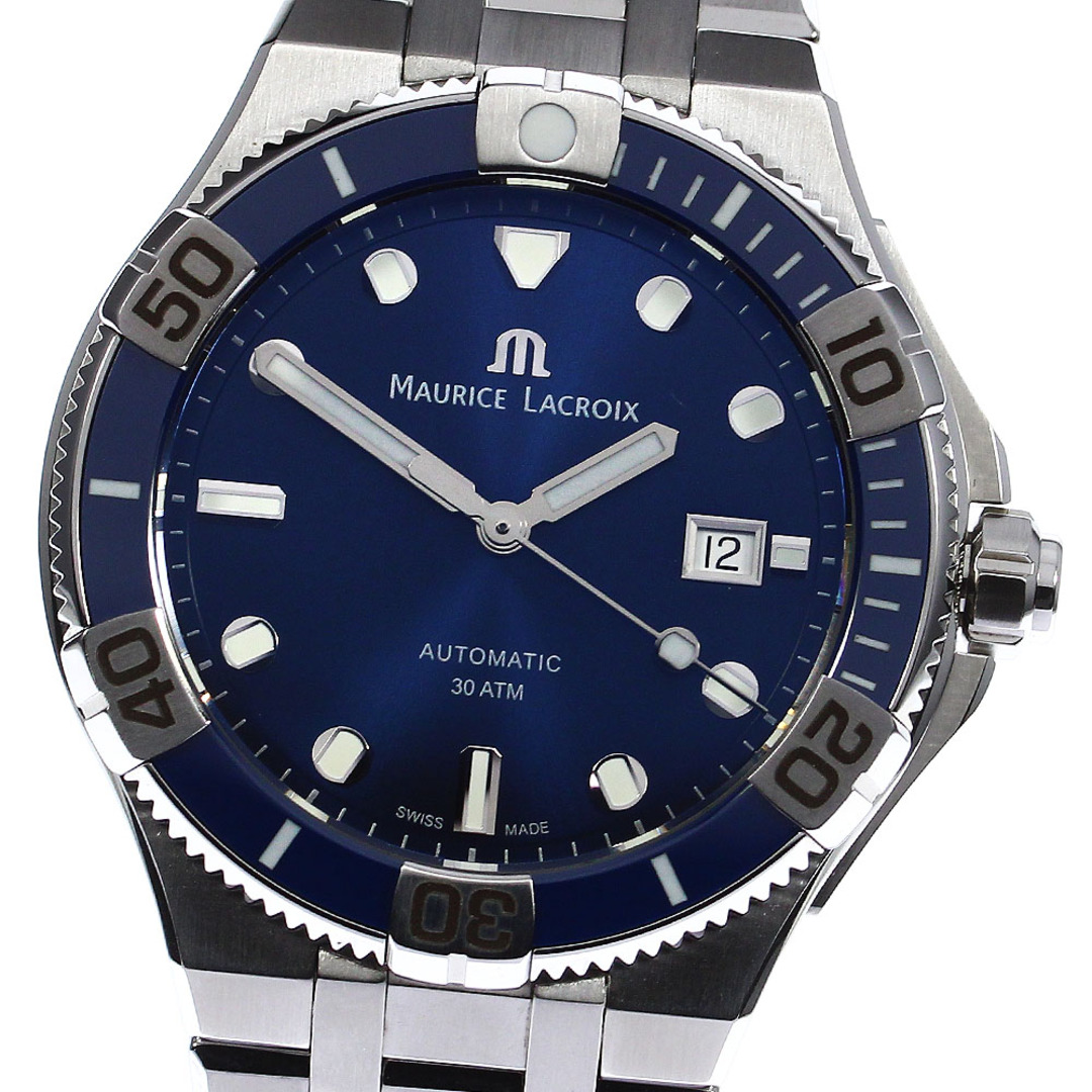 MAURICE LACROIX(モーリスラクロア)のモーリスラクロア MAURICE LACROIX AI6058 アイコン ベンチュラー デイト 自動巻き メンズ 極美品 箱付き_806607 メンズの時計(腕時計(アナログ))の商品写真
