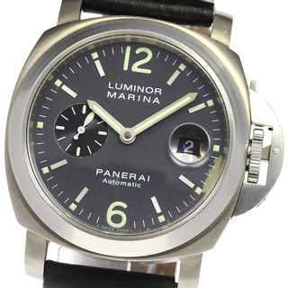 パネライ(PANERAI)のパネライ PANERAI PAM00091 ルミノール マリーナ デイト 自動巻き メンズ _808664(腕時計(アナログ))