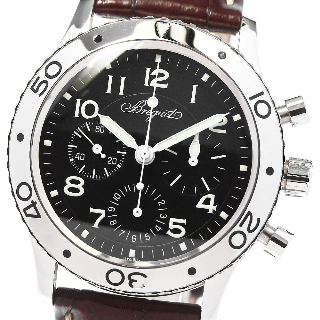 Breguet(ブレゲ)のブレゲ Breguet 3800ST/92/9W6 アエロナバル タイプ XX クロノグラフ 自動巻き メンズ 箱・保証書付き_805697 メンズの時計(腕時計(アナログ))の商品写真