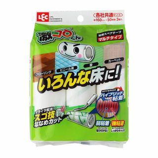 レック 激コロ ハイブリッド粘着 50周 スペア 3個入 ( カーペットクリーナ(日用品/生活雑貨)