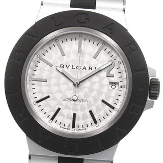 ブルガリ(BVLGARI)のブルガリ BVLGARI BB40AT/103703 アルミニウム 空山基コラボレーション デイト 自動巻き メンズ 極美品 保証書付き メーカーOH済み_800658(腕時計(アナログ))