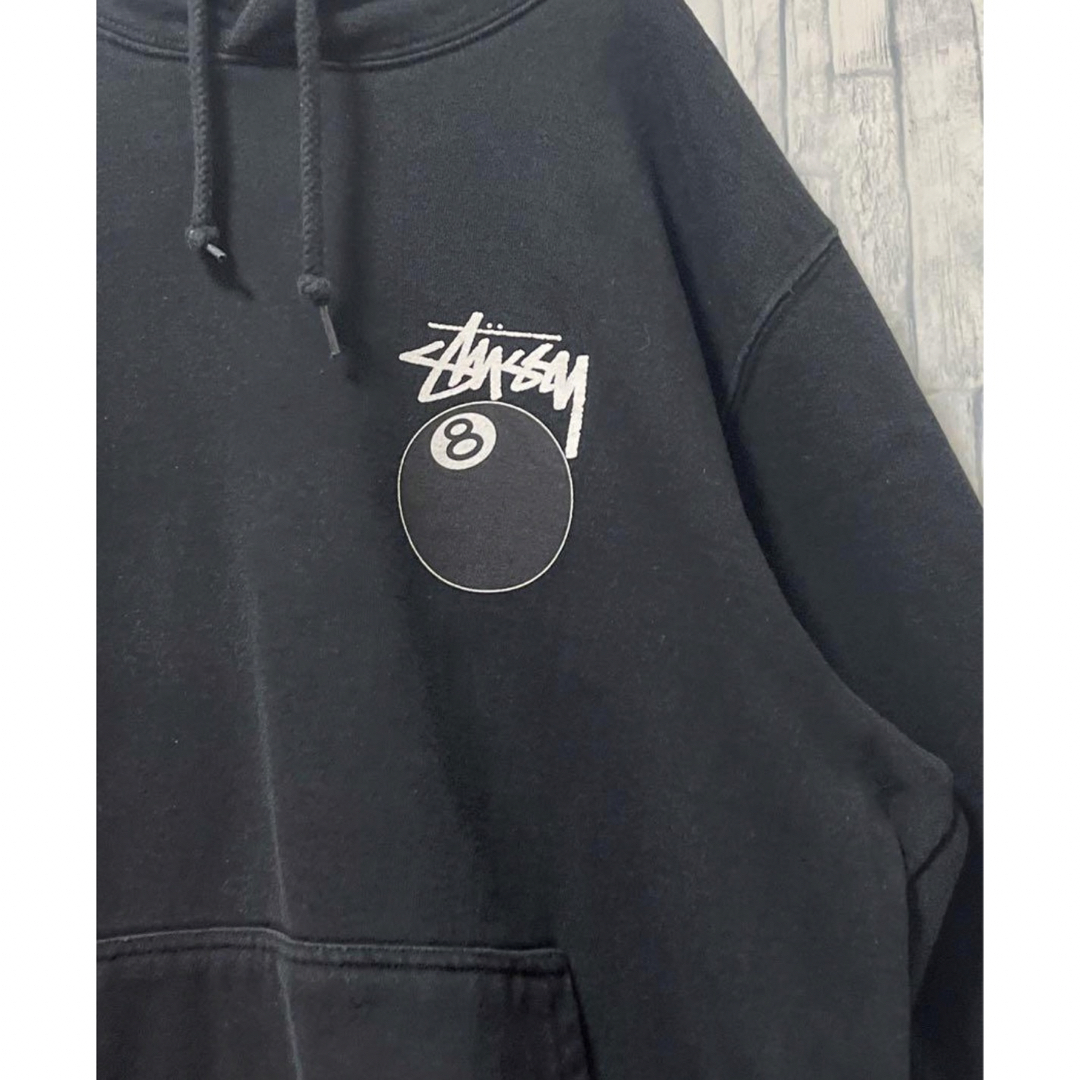 STUSSY - ステューシー パーカー スウェット 8ボール エイト STUSSY - ステューシー パーカー スウェット 8ボール エイト