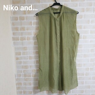 ニコアンド(niko and...)のNiko and… ノースリーブシアーシャツ(シャツ/ブラウス(半袖/袖なし))