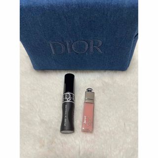 クリスチャンディオール(Christian Dior)のディオールDiorコフレ ミニマキシマイザー ミニマスカラ ノベルティ 非売品(リップグロス)