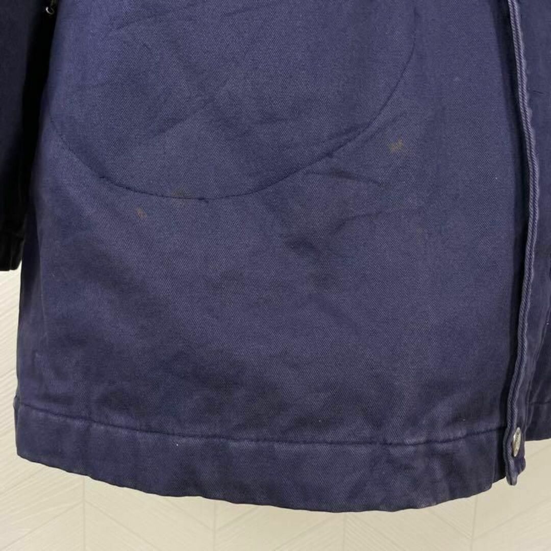 adidas(アディダス)の入手困難 80s アディダス 中綿 ジャケット デカロゴ オーバーサイズ 紺 メンズのジャケット/アウター(その他)の商品写真