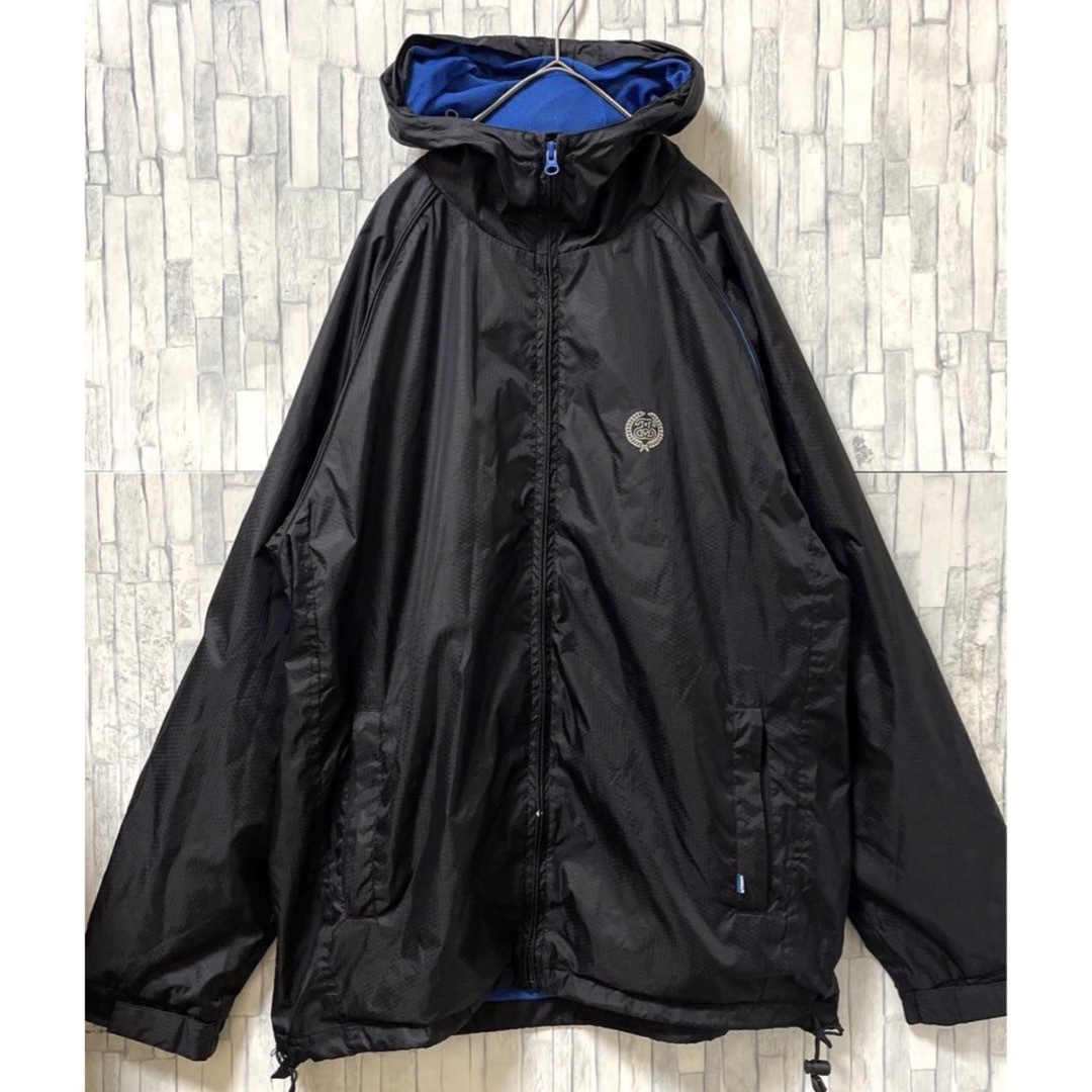 STUSSY(ステューシー)のオールドステューシー ナイロンジャケット フルジップ  L SSリンク 90s メンズのジャケット/アウター(ナイロンジャケット)の商品写真