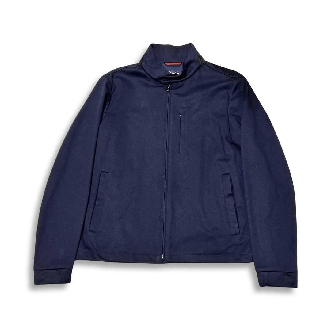 LORO PIANA(ロロピアーナ)のLoro Piana ロロピアーナ Sweater Roadster Bomber ボンバージャケット ブルゾン フード ジップアップ size M ネイビー メンズ 正規品 メンズのジャケット/アウター(ブルゾン)の商品写真