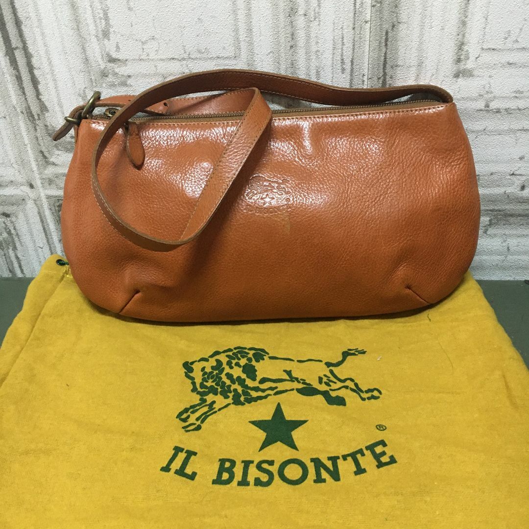 IL BISONTE(イルビゾンテ)のイタリア製　IL BISONTE　イルビゾンテ　バッグ　USED　9297 レディースのバッグ(ショルダーバッグ)の商品写真