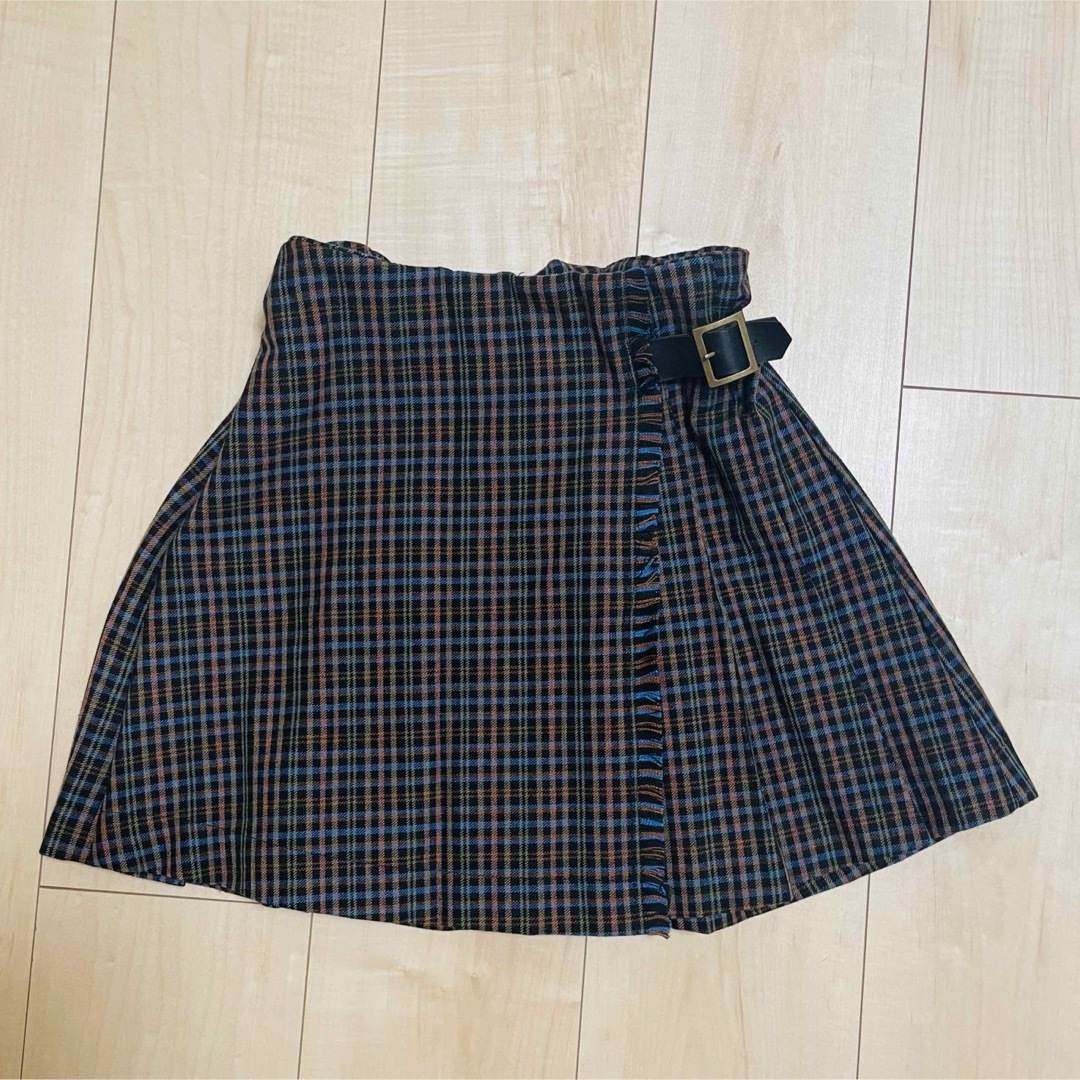 ZARA KIDS(ザラキッズ)のZARA Kids チェックスカート　140cm キッズ/ベビー/マタニティのキッズ服女の子用(90cm~)(スカート)の商品写真