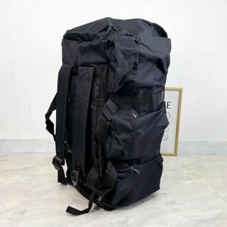 大容量バッグ 100ℓバッグ キャンプバッグ用品 アウトドア リュック大きめ 黒(バッグパック/リュック)
