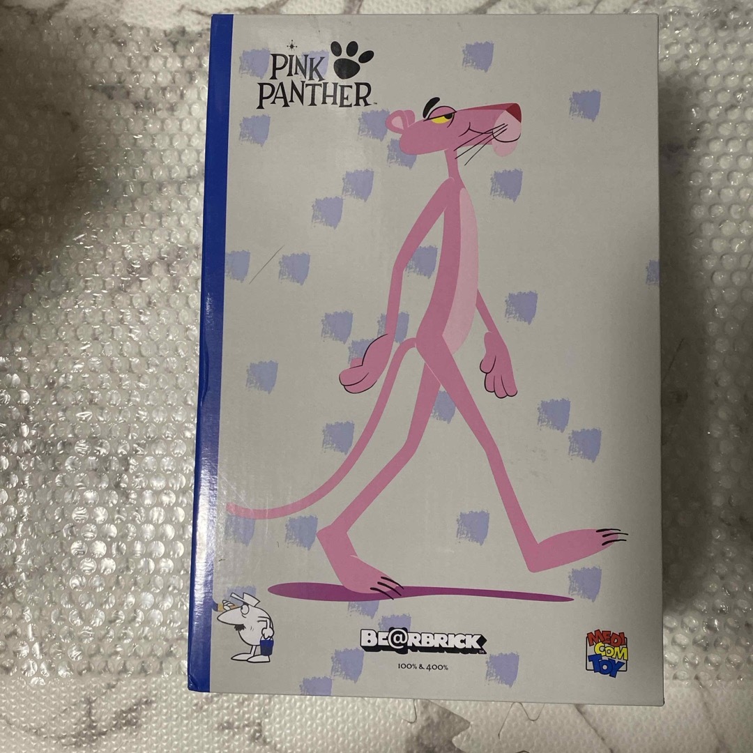 BE@RBRICK(ベアブリック)のBE@RBRICK PINK PANTHER 100% & 400% ハンドメイドのおもちゃ(フィギュア)の商品写真