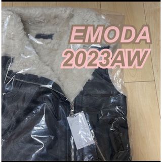 エモダ(EMODA)のEMODA  フェイクムートンロングベスト(ムートンコート)